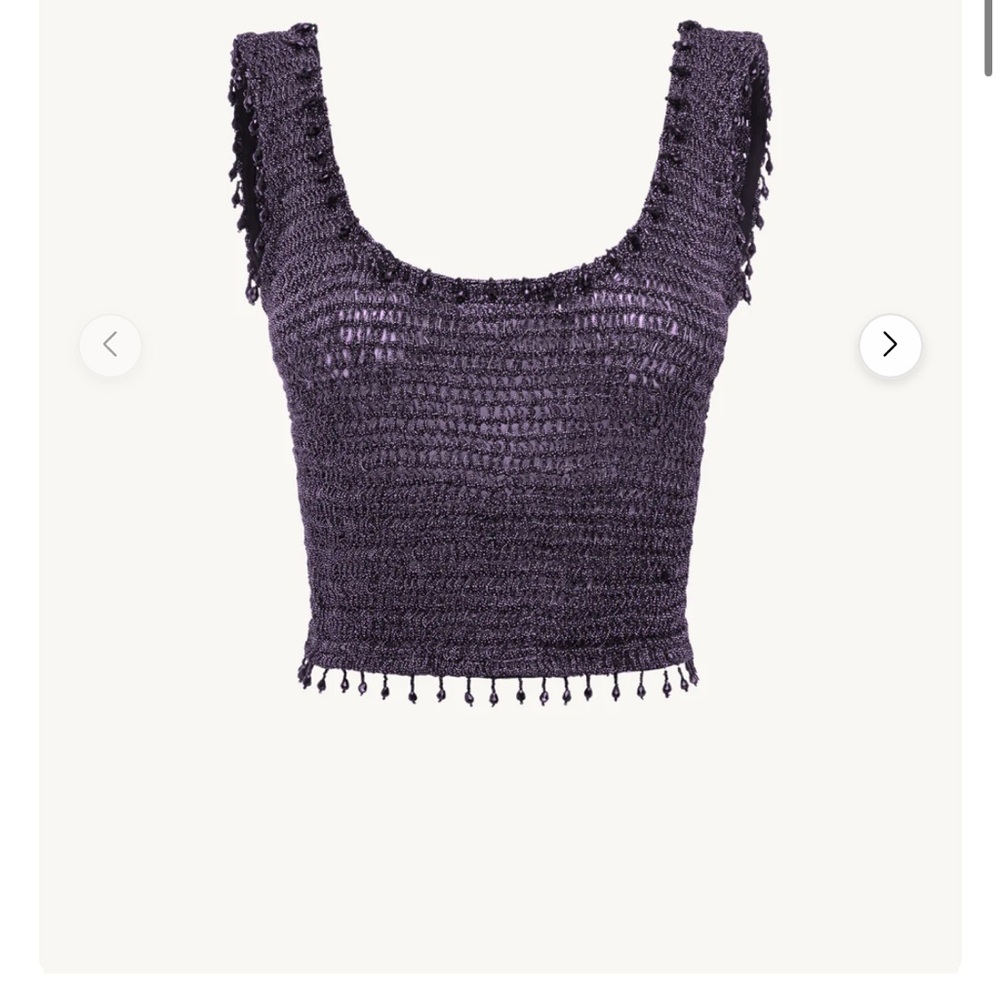 Violet Knit Top and Skirt Set - Picture 5 of 6